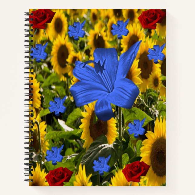 Spiral Notebook Sunflower (Front)