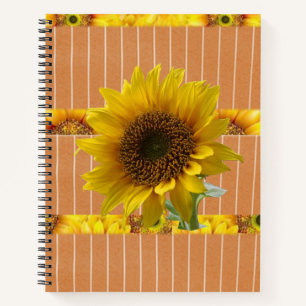 Spiral Notebook Sunflower
