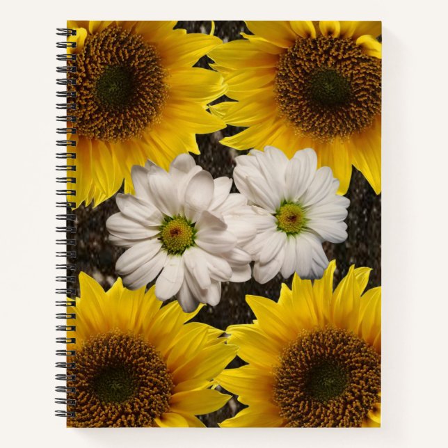 Spiral Notebook Sunflower (Front)