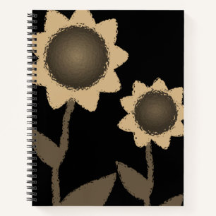 Spiral Notebook Sunflower