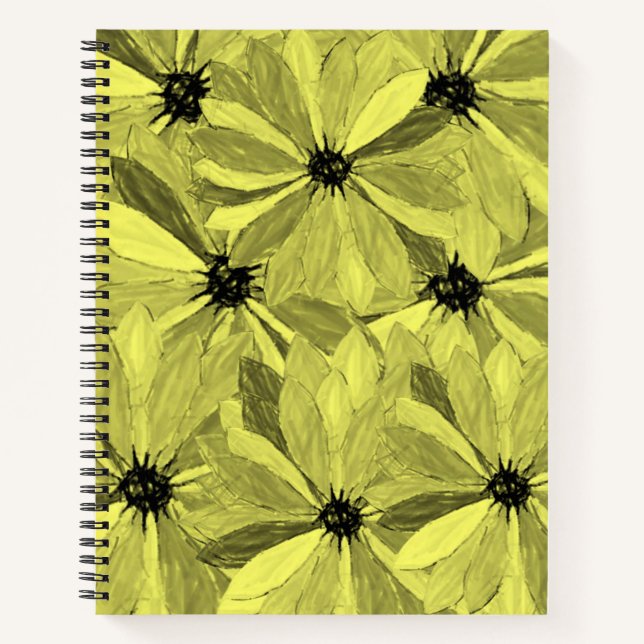 Spiral Notebook Sunflower (Front)