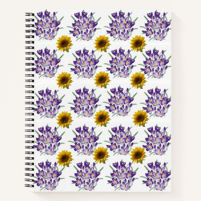 Spiral Notebook Sunflower (Front)