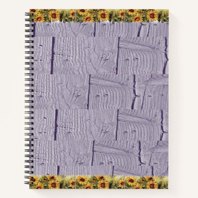 Spiral Notebook Sunflower (Front)