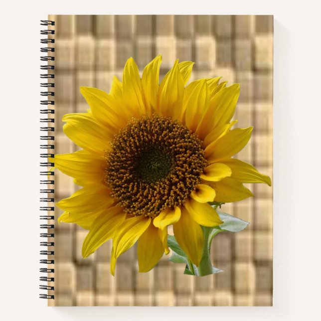 Spiral Notebook Sunflower (Front)