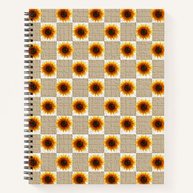 Spiral Notebook Sunflower (Front)