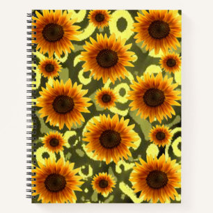 Spiral Notebook Sunflower