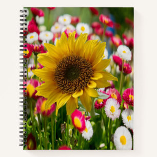 Spiral Notebook Sunflower