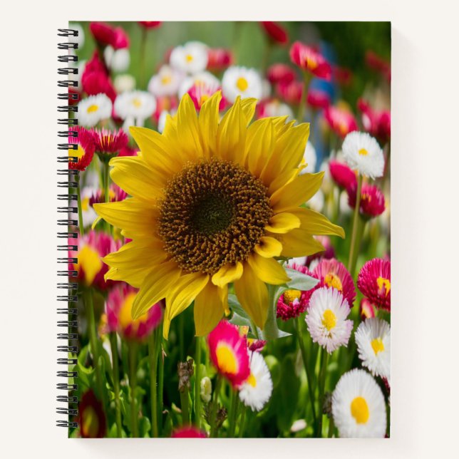 Spiral Notebook Sunflower (Front)