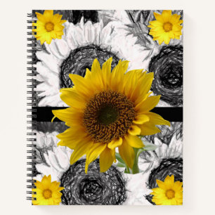 Spiral Notebook Sunflower