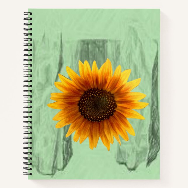 Spiral Notebook Sunflower (Front)