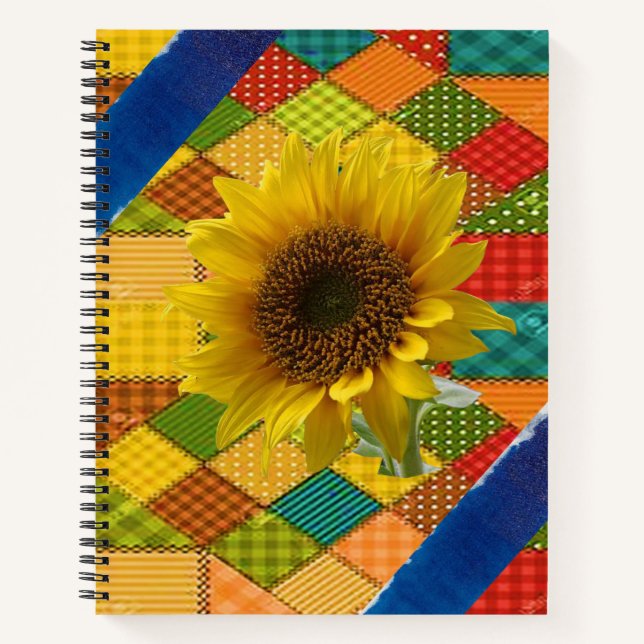 Spiral Notebook Sunflower (Front)
