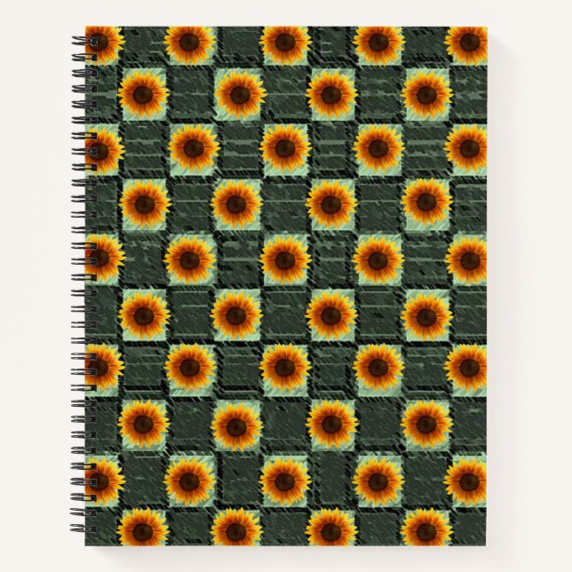 Spiral Notebook Sunflower (Front)