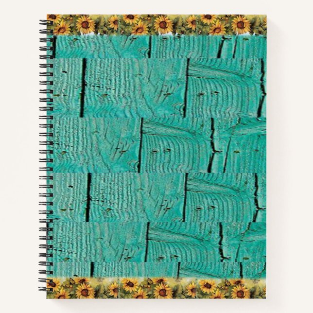 Spiral Notebook Sunflower (Front)