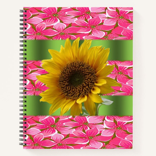 Spiral Notebook Sunflower (Front)
