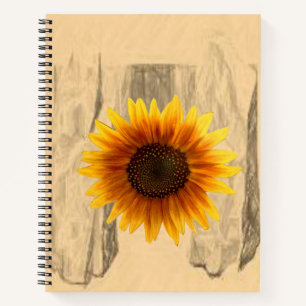 Spiral Notebook Sunflower