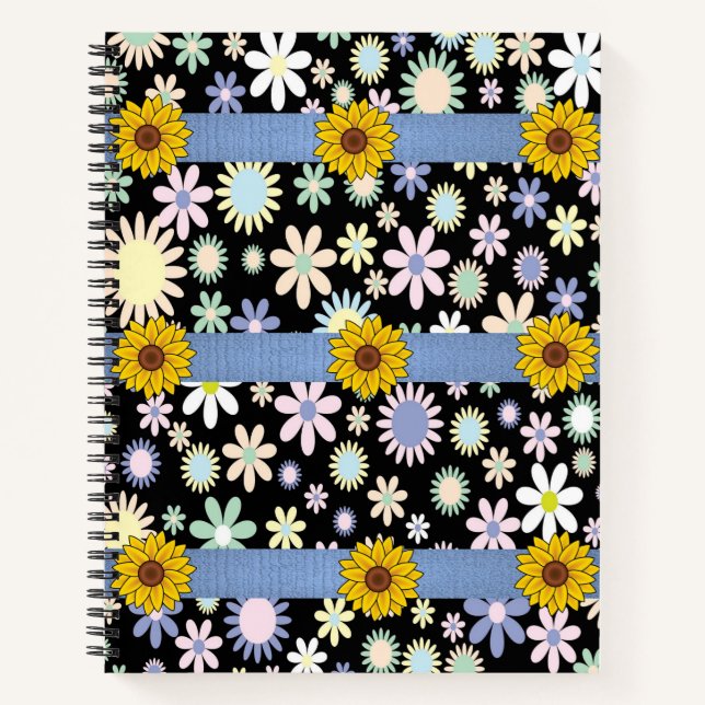 Spiral Notebook Sunflower (Front)
