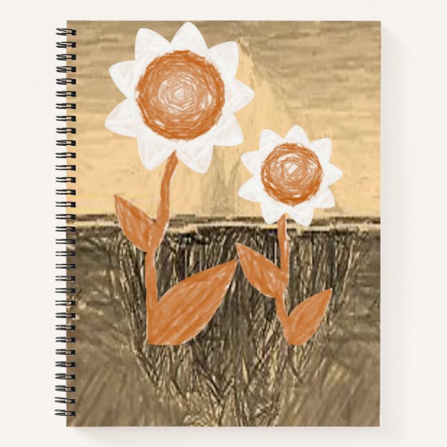 Spiral Notebook Sunflower (Front)