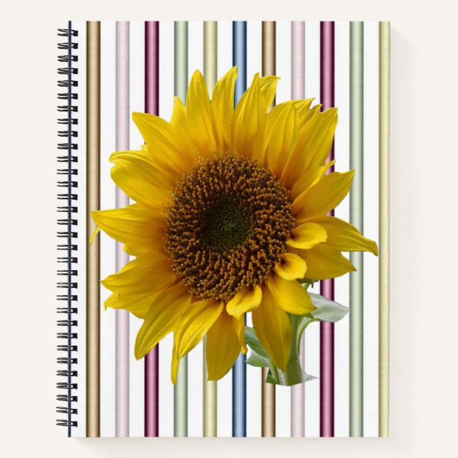 Spiral Notebook Sunflower (Front)