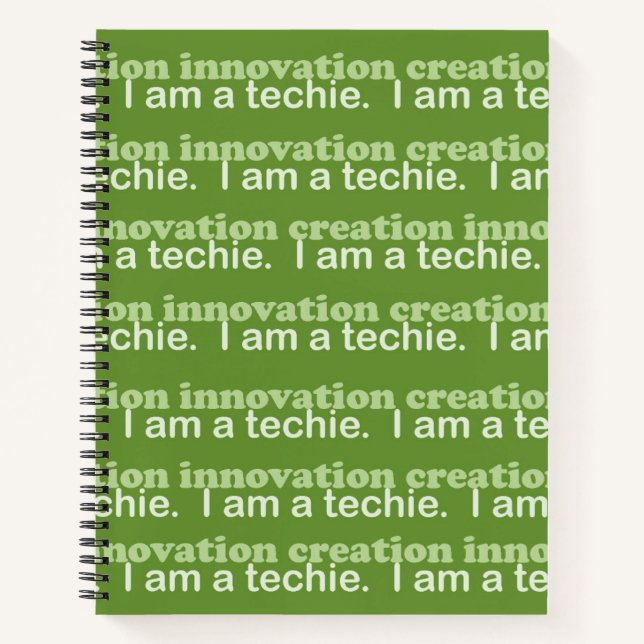 Spiral Notebook - Technology (Front)