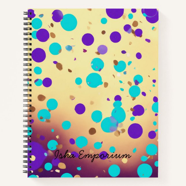 Spiral Notebook Thought Bubbles: Where Ideas Rise (Front)