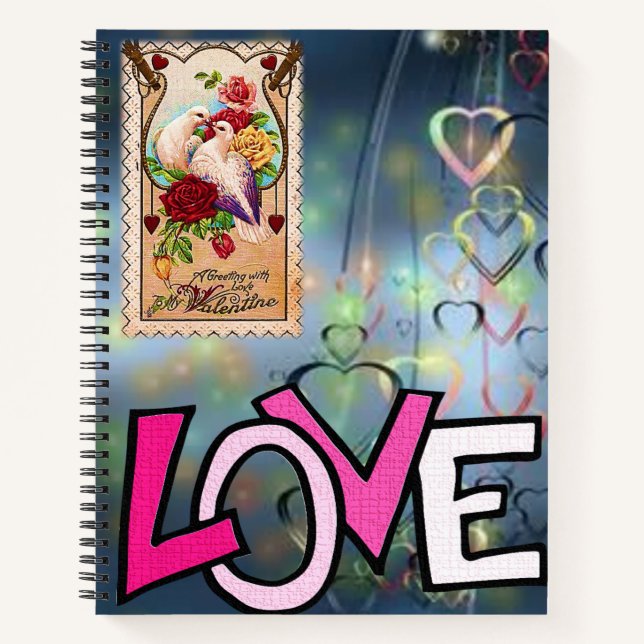Spiral Notebook Valentine's Day (Front)