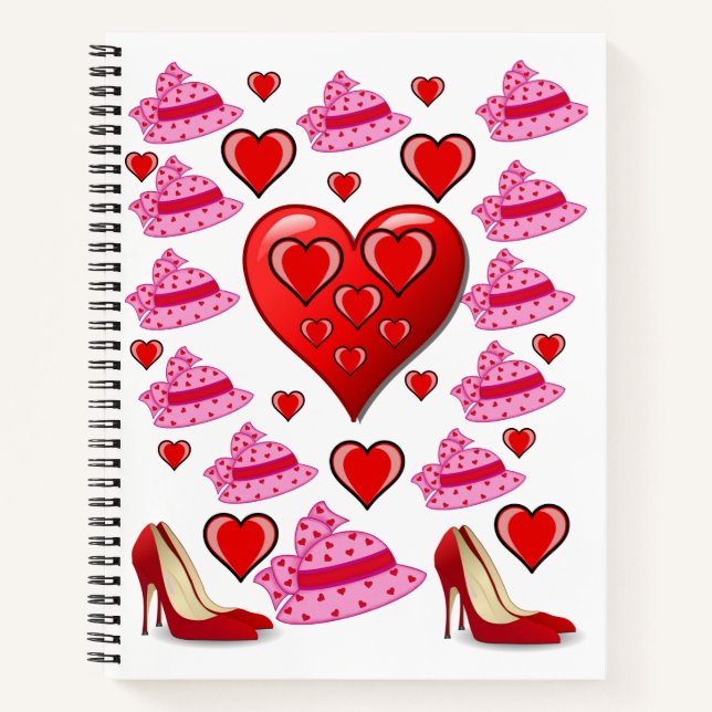 Spiral Notebook Valentine's Day (Front)
