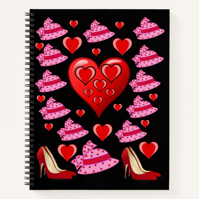 Spiral Notebook Valentine's Day (Front)