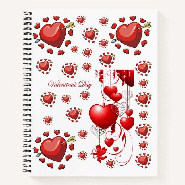 Spiral Notebook Valentine's Day (Front)