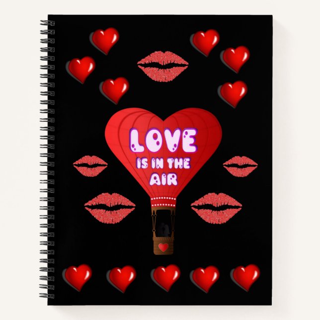 Spiral Notebook Valentine's Day (Front)