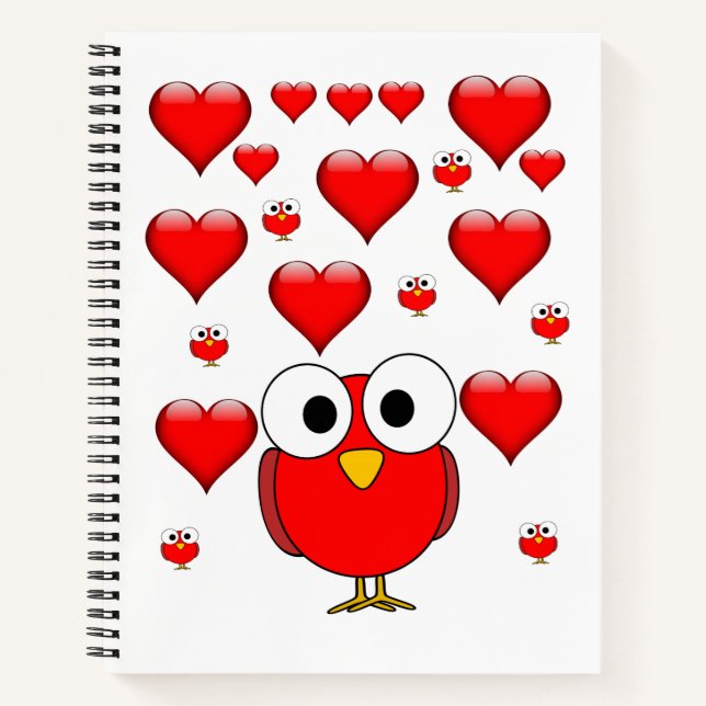 Spiral Notebook Valentine's Day (Front)