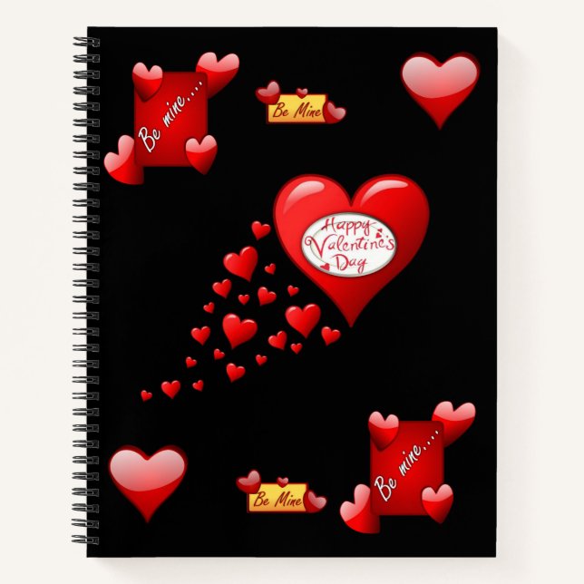 Spiral Notebook Valentine's Day (Front)