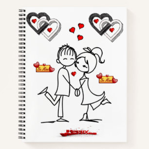 Spiral Notebook Valentine's Day
