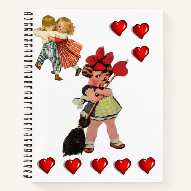 Spiral Notebook Valentine's Day (Front)