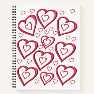 Spiral Notebook Valentine's Day
