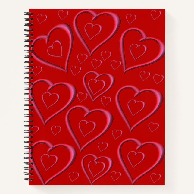 Spiral Notebook Valentine's Day (Front)