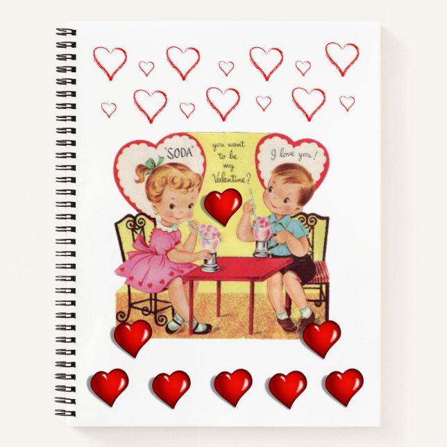Spiral Notebook Valentine's Day (Front)