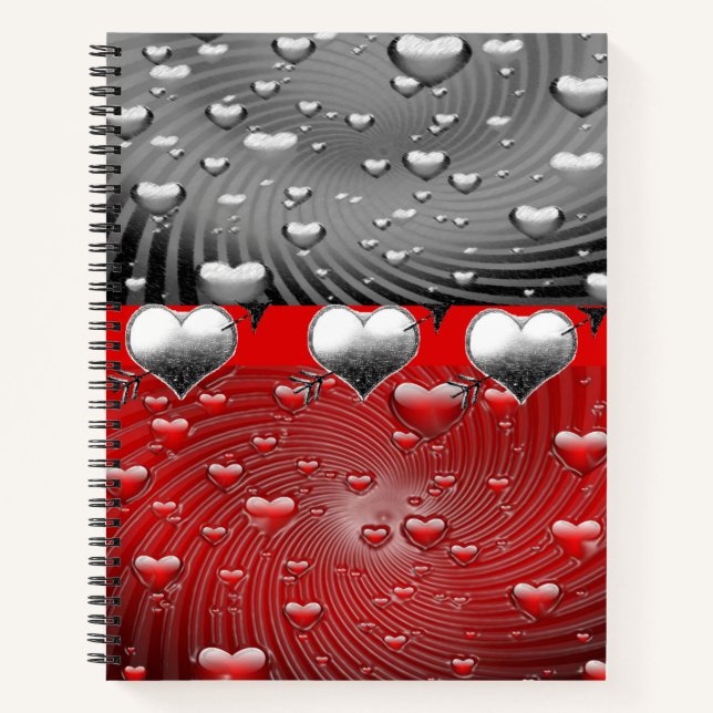 Spiral Notebook Valentine's Day (Front)