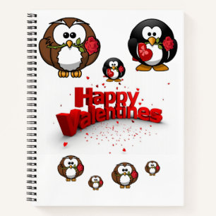 Spiral Notebook Valentine's Day