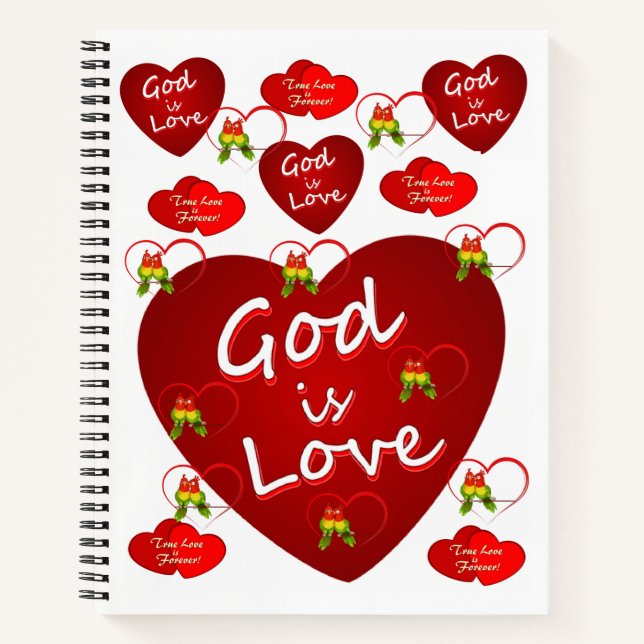 Spiral Notebook Valentine's Day (Front)