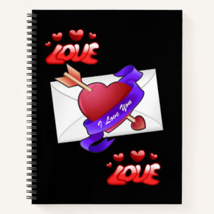 Spiral Notebook Valentine's Day