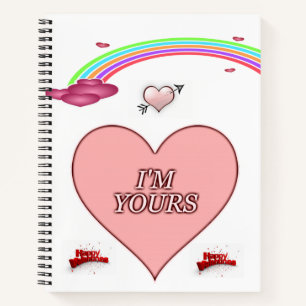Spiral Notebook Valentine's Day