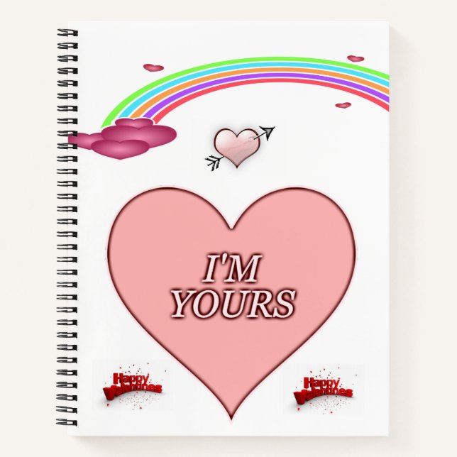 Spiral Notebook Valentine's Day (Front)