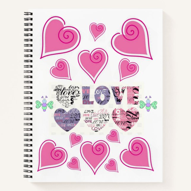 Spiral Notebook Valentine's Day (Front)