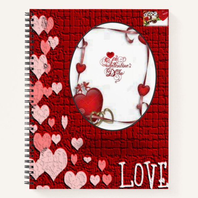 Spiral Notebook Valentine's Day (Front)