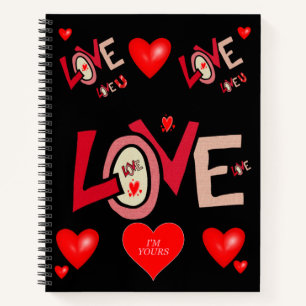 Spiral Notebook Valentine's Day