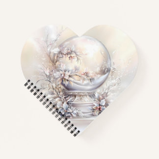 Spiral Notebook-Victorian Winter Christmas Spiral Notebook