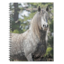 Spiral Notebook w/ Grey Ghost