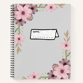 Spiral notebook with an authentic touch.