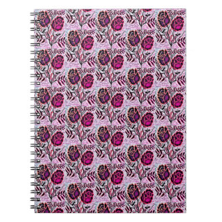 Spiral Notebook with Floral Image