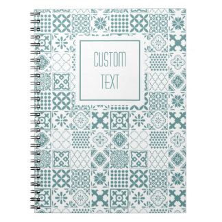 Spiral Notebook with Kitchen Tile